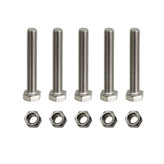 پیچ و مهره مدل Hex-12-80 بسته 10 عددی