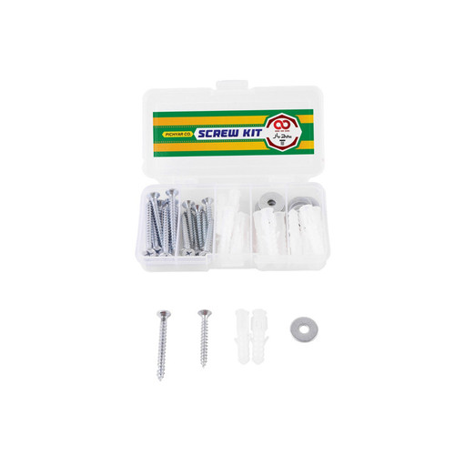 پیچ و رول پلاک پیچ یار مدل KIT مجموعه 61 عددی