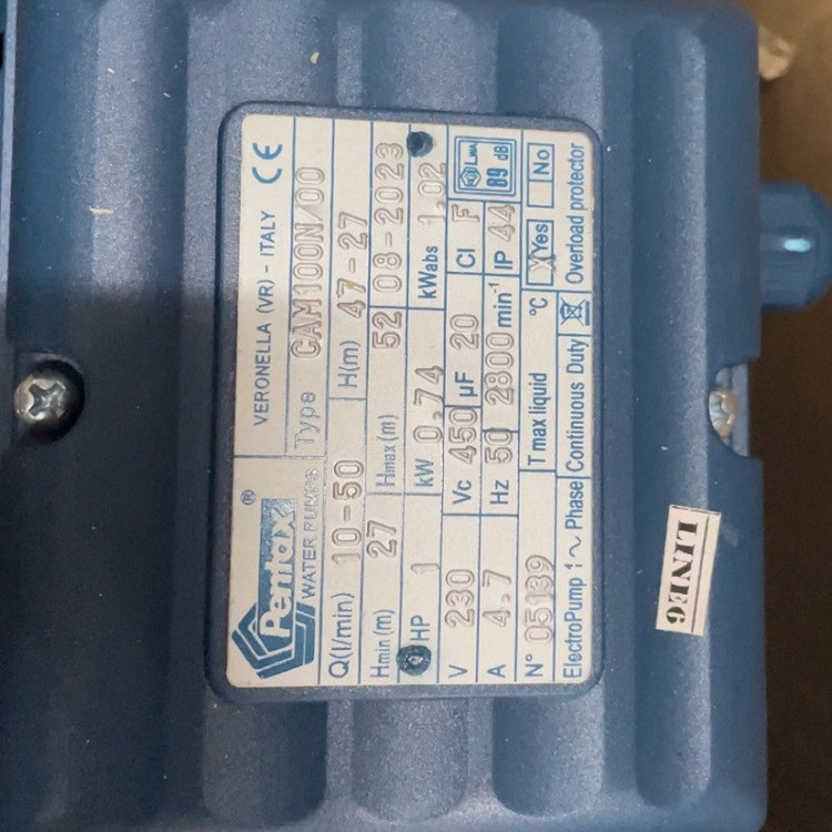 پمپ آب پنتاکس مدل CAM100N/00