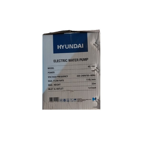 پمپ آب 1 اسب هیوندای مدل HC-100