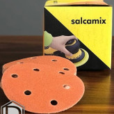 سنباده P400 پشت کرکی سوراخ دار گرد 15 سانت سالکامیکس