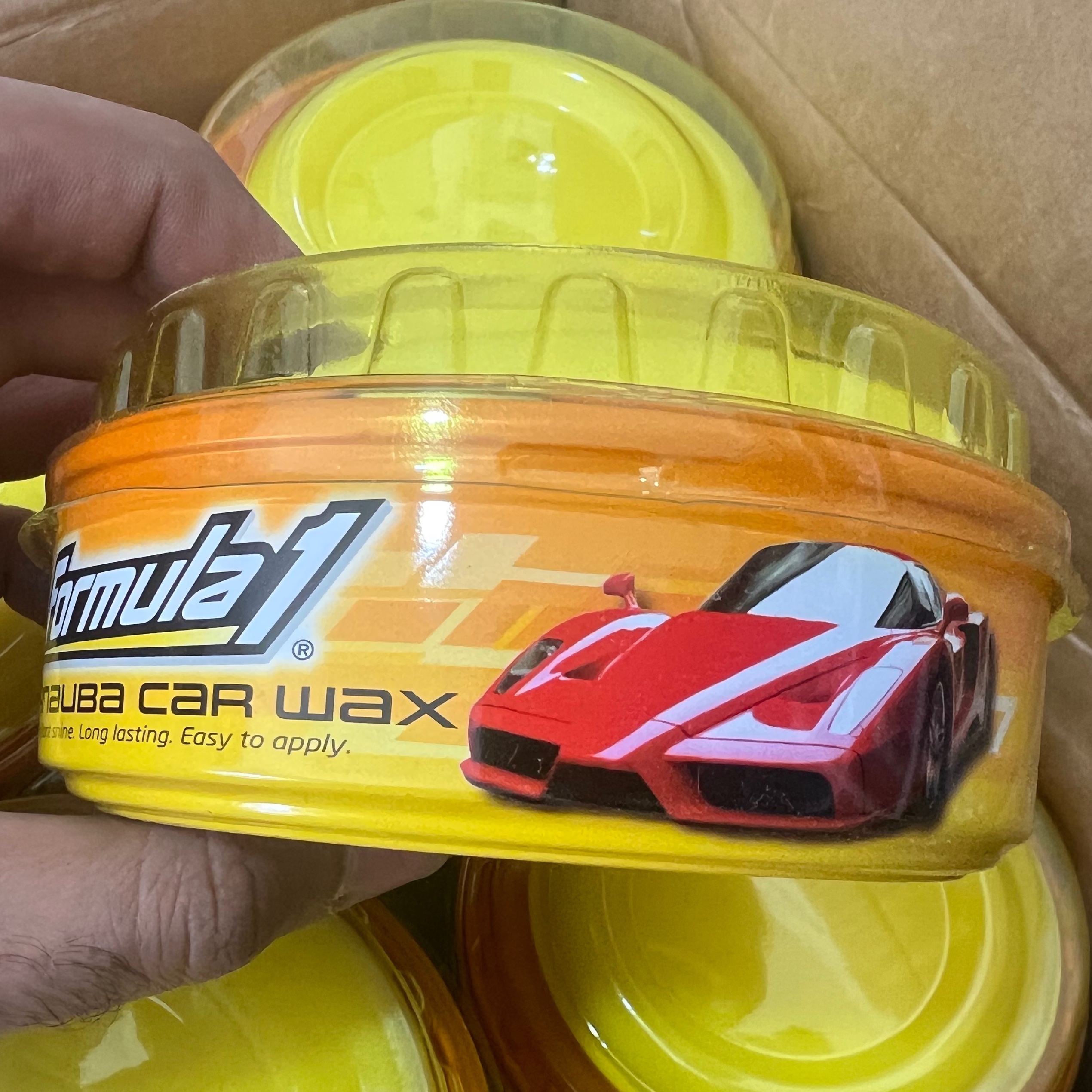 کارتن 12 عددی واکس فرمول یک ساخت آمریکا 230 گرمی اورجینال FORMULA 1