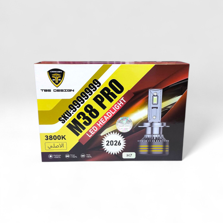 هدلایت رنگ فابریک M38Pro برند TBS با گارانتی(پس کرایه)