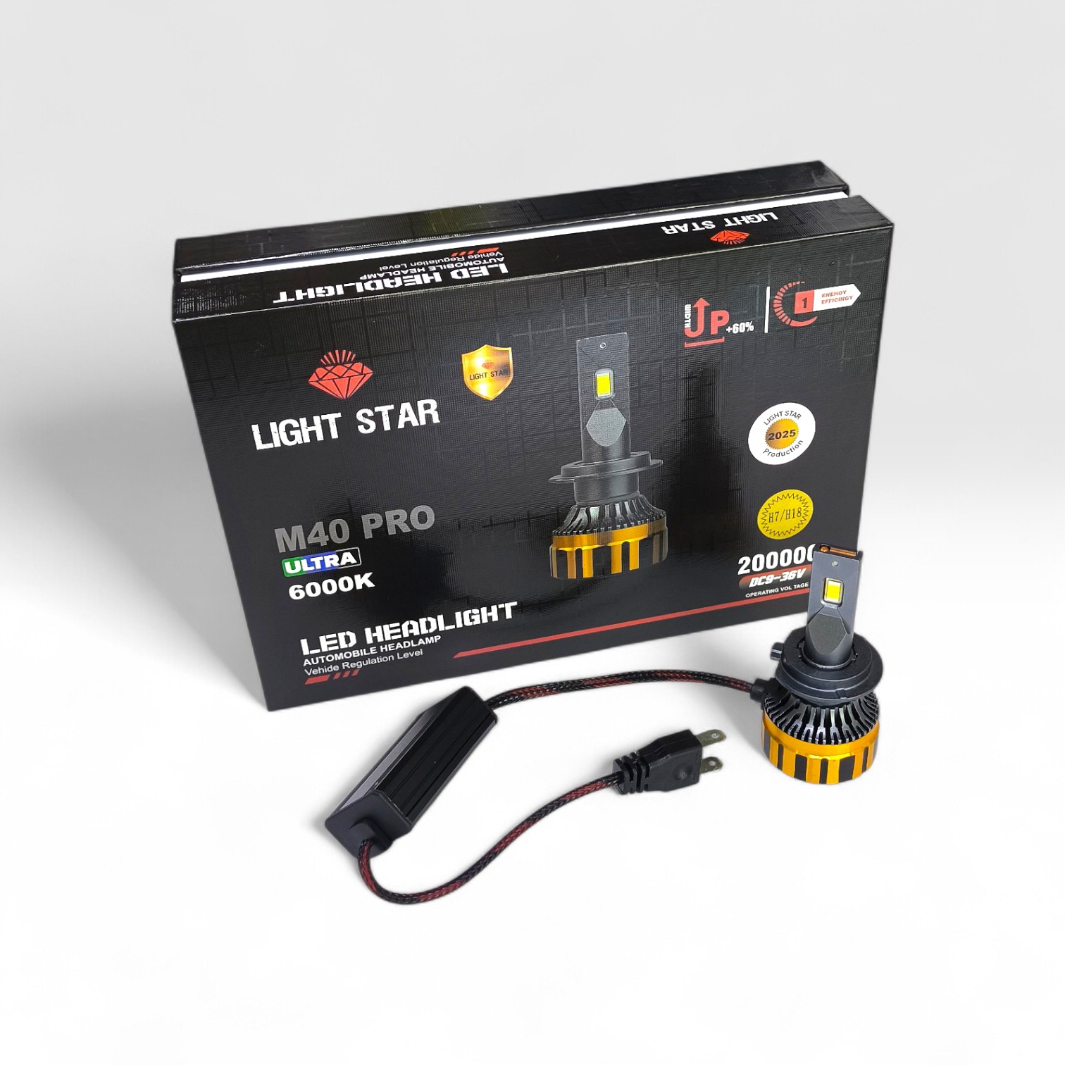 هدلایت M40 Pro برند LightStar با گارانتی(پس کرایه)