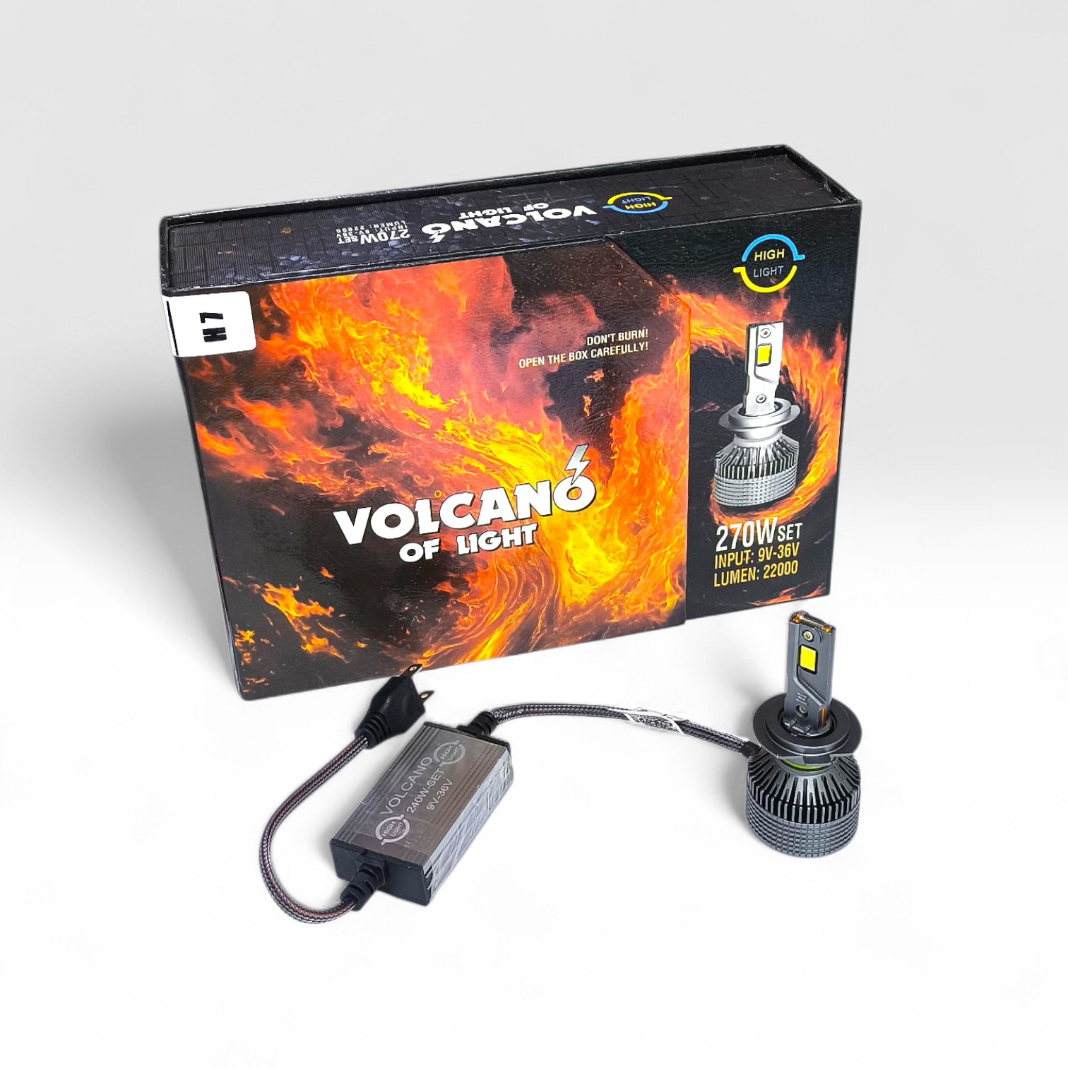 هدلایت قدرتمند Volcano با توان 270 وات واقعی بسته دوعددی(پس کرایه)