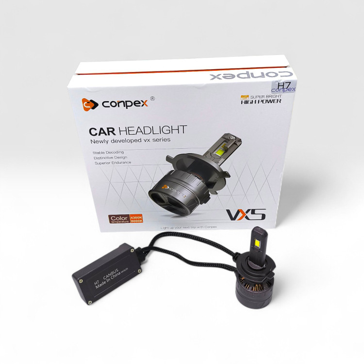 هدلایت اصلی VX5 برند Conpex رنگ نچرال بسته دوعددی(پس کرایه)