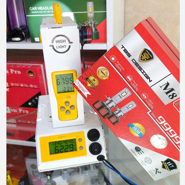 هدلایت M8 Pro Max توبیز (ام8پرومکس) اورجینال بسته دوعددی با گارانتی (پس کرایه)
