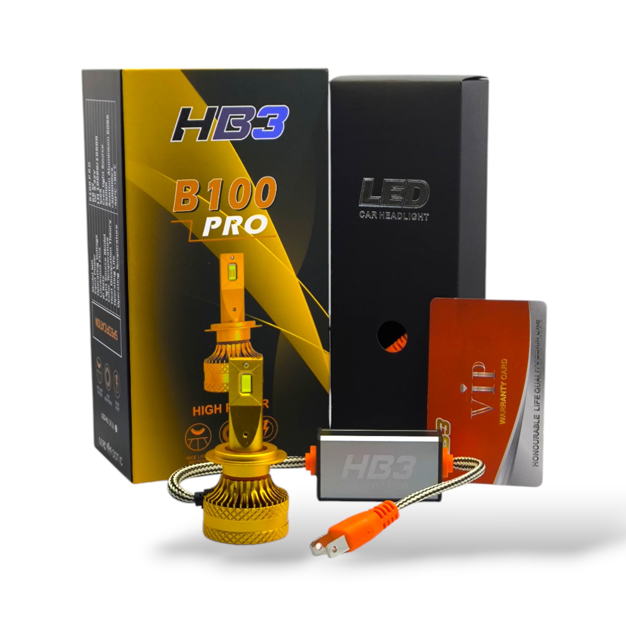 هدلایت CSP برند HB3 مدل B100 Pro بسته دوعددی(پس کرایه)