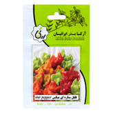 بذر فلفل ستاره ای و زنگوله ای آرکا بذر ایرانیان کد ARK-A-ARK-04 وزن 30 گرم مجموعه 4 عددی