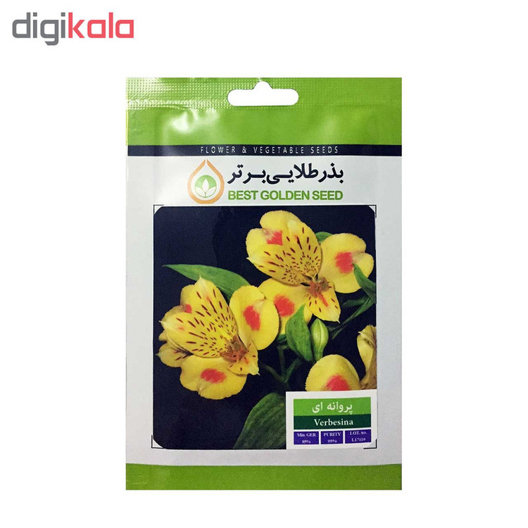 بذر گل بذر طلایی برتر کد P-G-BZT-06 مجموعه 6 عددی