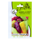 بذر فلفل پاپریکا همه رنگ آرکا بذر ایرانیان کد ARK-A-ARK-04 وزن 30 گرم مجموعه 4 عددی