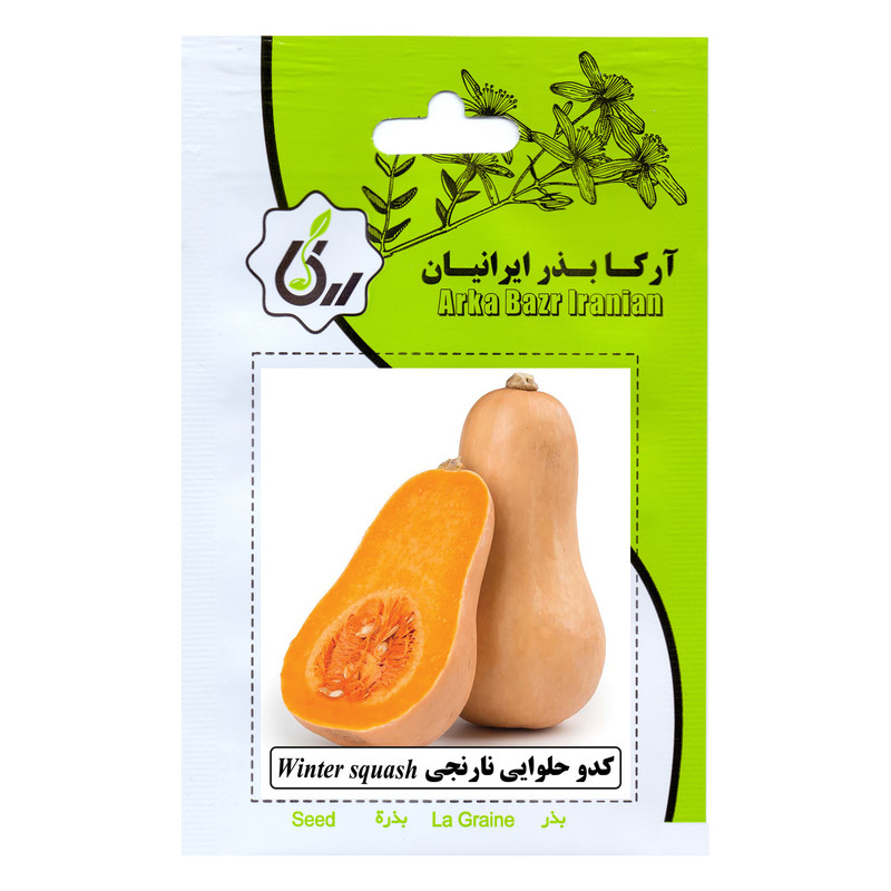 بذر کدو آرکا بذر ایرانیان کد ARK-A-ARK-05 وزن 80 گرم مجموعه 5 عددی