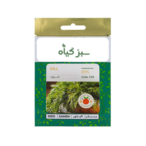 بذر شوید سبزگیاه مدل sz6