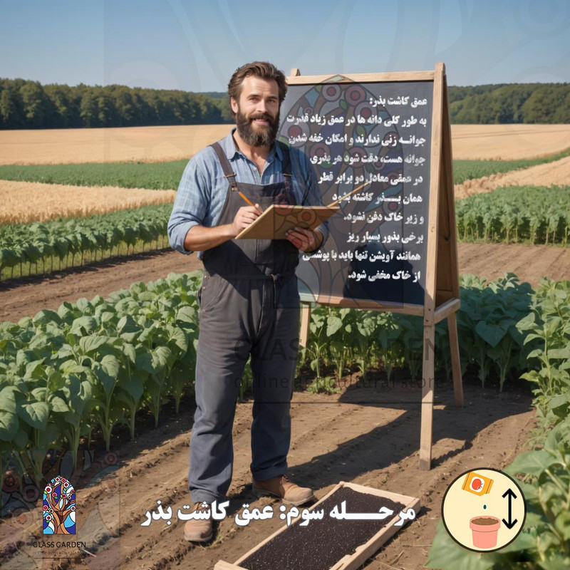 بذر گوجه چروکی بنفش درشت گلس گاردن مدل GL10