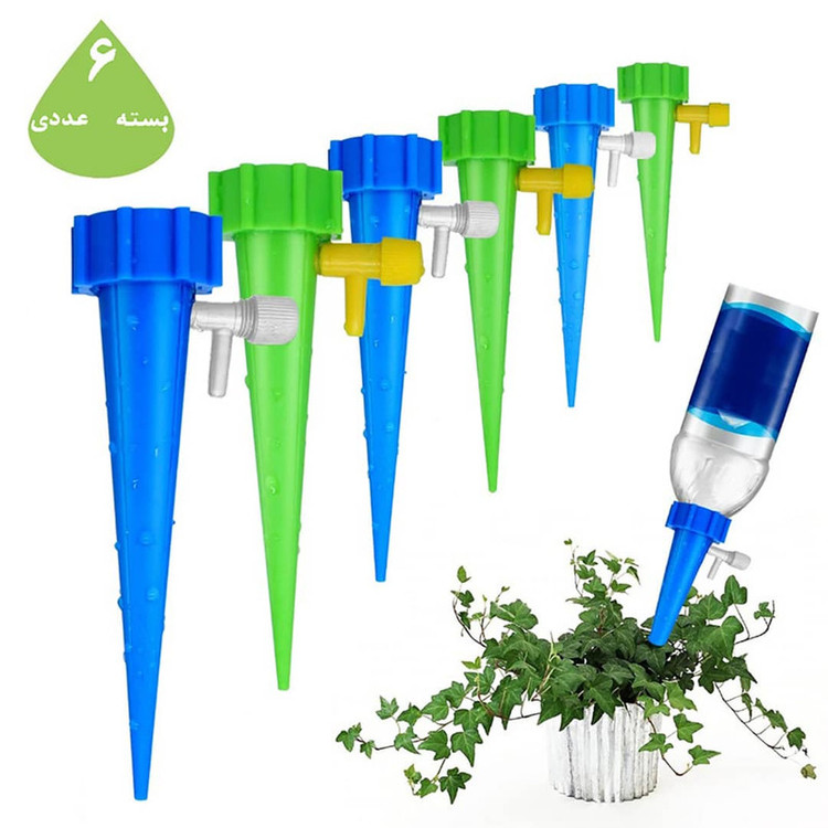 فیتیله آبیاری قطره ای مدل Cj121 مجموعه ۶ عددی