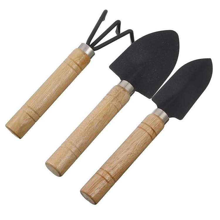بیلچه و چنگک باغبانی مدل OXIN مجموعه 3 عددی