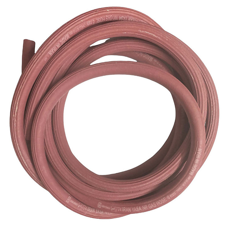 شلنگ گاز ایران یاسا مدل دولایه ضدحریق نخ دار کد 8mm