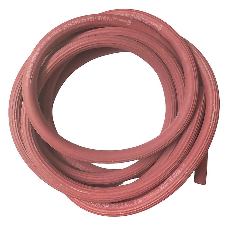شلنگ گاز ایران یاسا مدل دولایه ضدحریق نخ دار کد 8mm