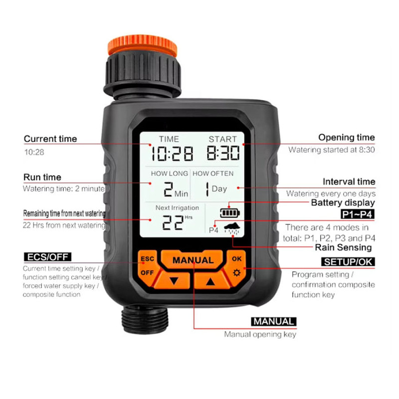 تایمر آبیاری مدل FJKM006C-R