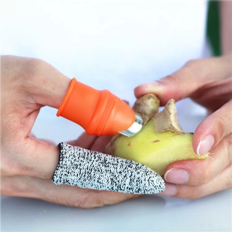 چاقو انگشتی میوه چینی مدل SMALL به همراه محافظ انگشت