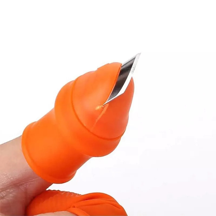 چاقو انگشتی میوه چینی مدل SMALL به همراه محافظ انگشت