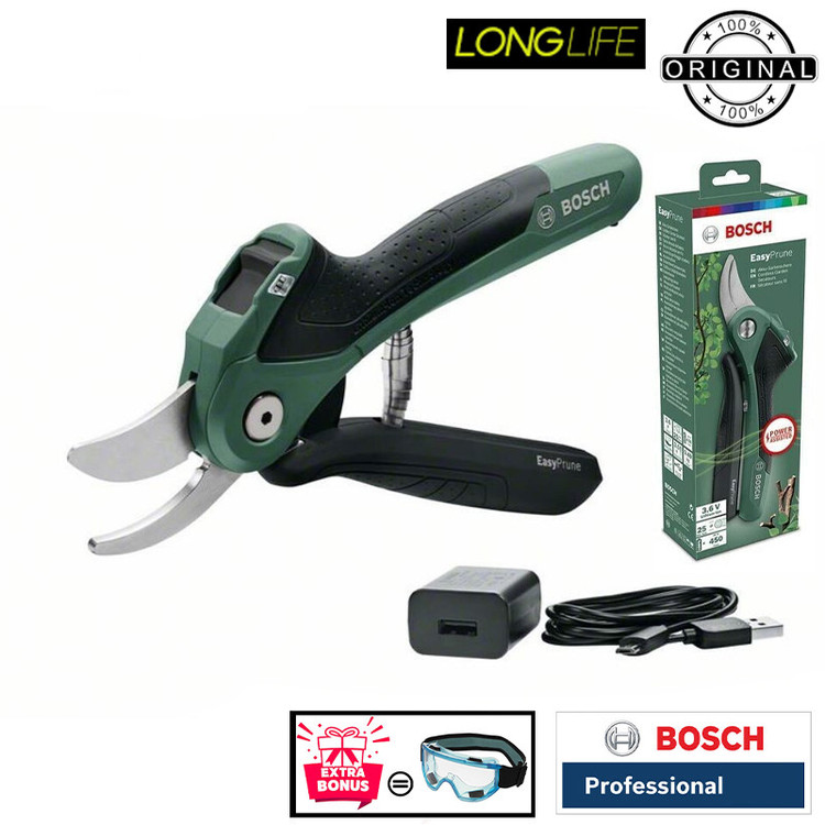 قیچی باغبانی شارژی بوش مدل Easy prune 3.6-25MM
