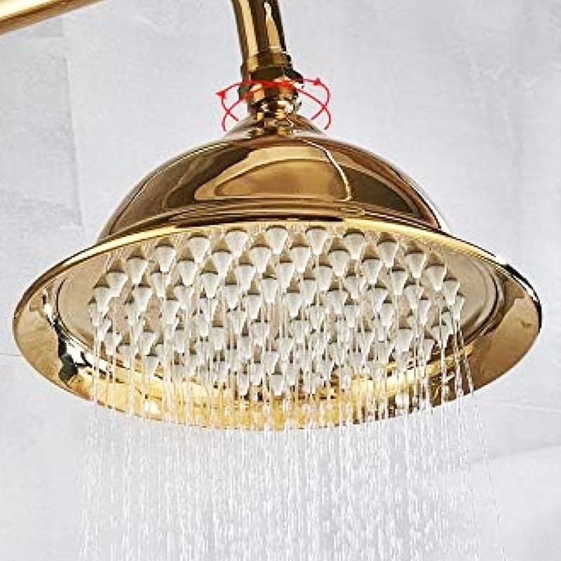سردوش حمام پاپیروس مدل استیل New-Luxury مجموعه 2 عددی