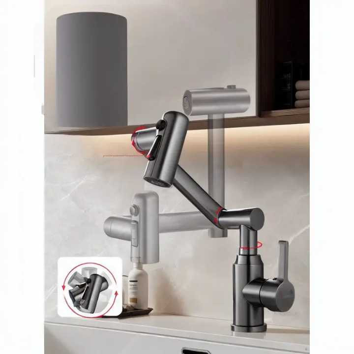 شیر روشویی مدل 360 درجه شاتآف دار