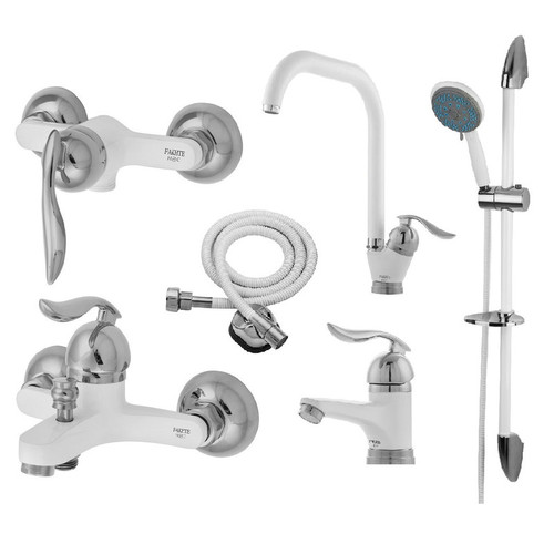 ست شیرآلات فاخته مدل قهرمان سازه کدSK-2KH مجموعه 6 عددی