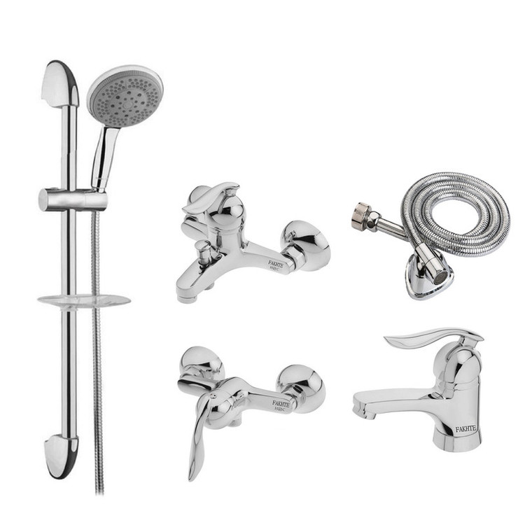 ست شیرآلات فاخته مدل قهرمان سازه Bi-SINK مجموعه 5 عددی