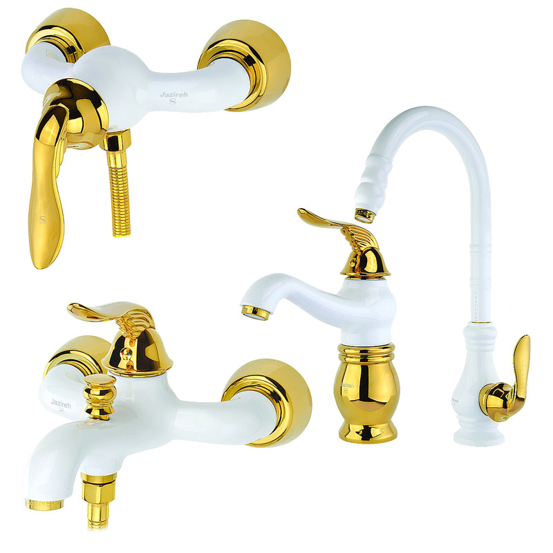 شیرآلات جزیره مدل سورن کد SS-MJ-105-107 مجموعه 4 عددی
