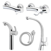 ست شیرالات فراست پویا مدل پایه بلند درسا K5 مجموعه 5 عددی