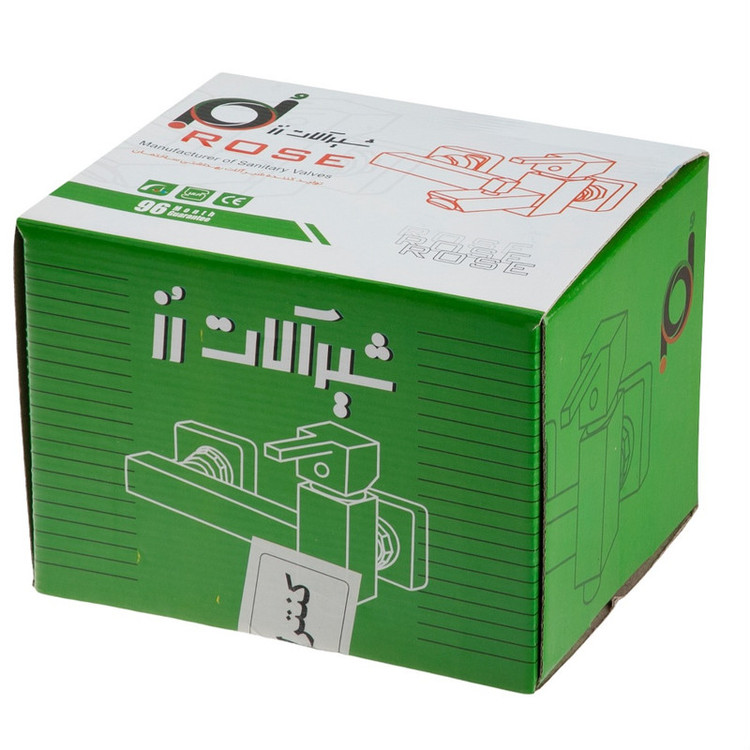 شیر سرویس بهداشتی شیرالات رز مدل بامبو به همراه شلنگ