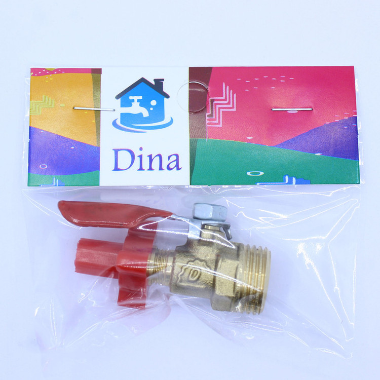 شیر ورودی ساید و کولر دینا مدل DN-010123 بسته 4 عددی