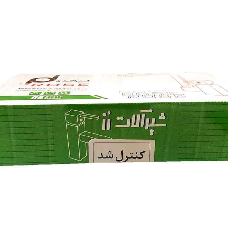 شیر سرویس بهداشتی شیرالات رز مدل بیزانس به همراه شلنگ