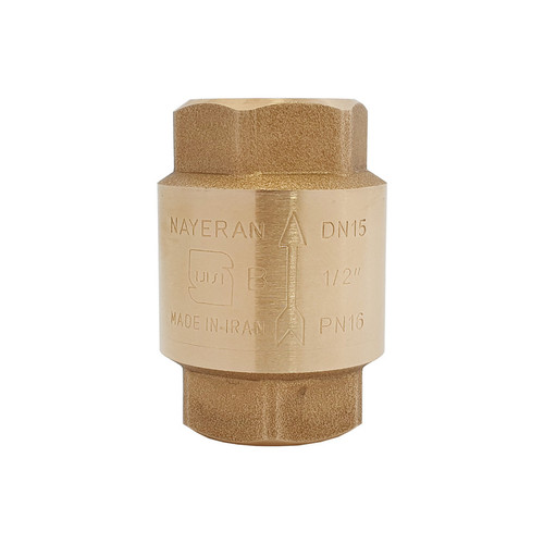 شیر یکطرفه فنری نیران کد N102-1
