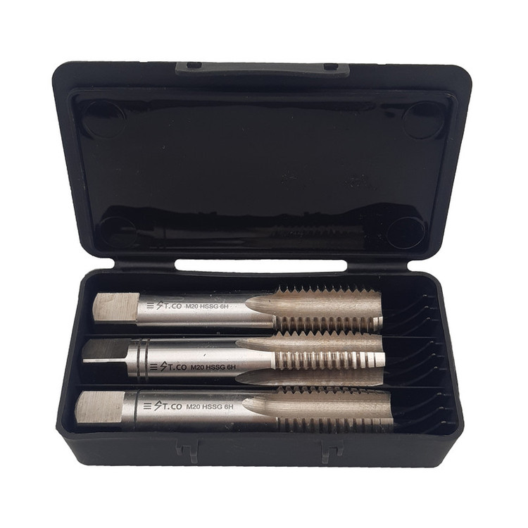 قلاویز دستی استیکو مدل M20-2.5 HSSG سایز 20 میلی متر مجموعه 3 عددی