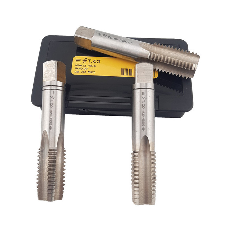 قلاویز دستی استیکو مدل M20-2.5 HSSG سایز 20 میلی متر مجموعه 3 عددی