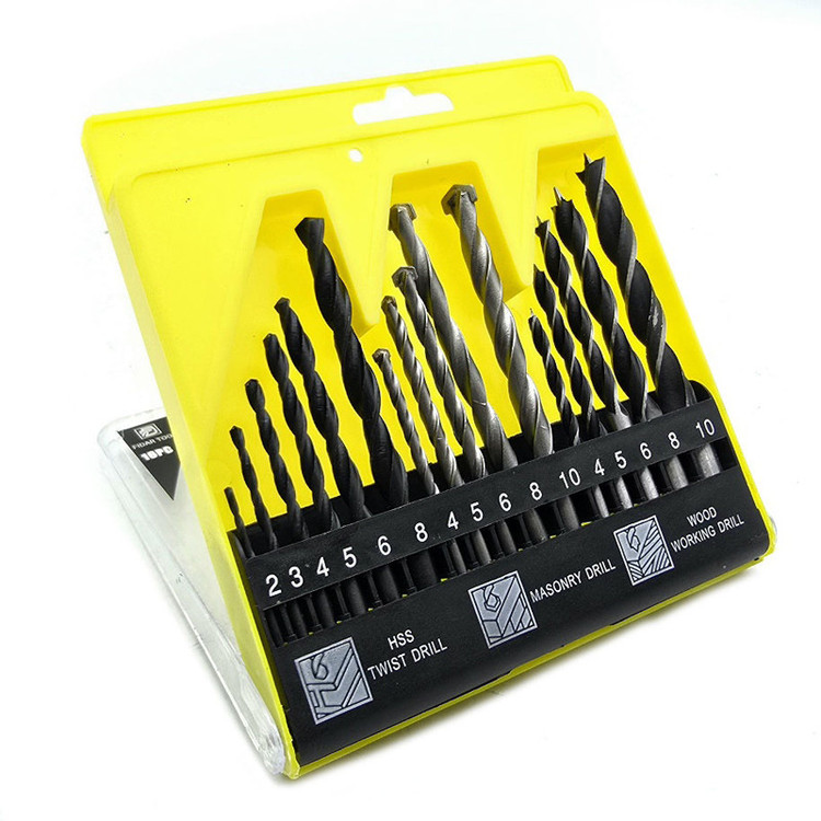 مته دریل شارژی و دریل برقی فیدار مدل HSS-16PCS مجموعه 16 عددی