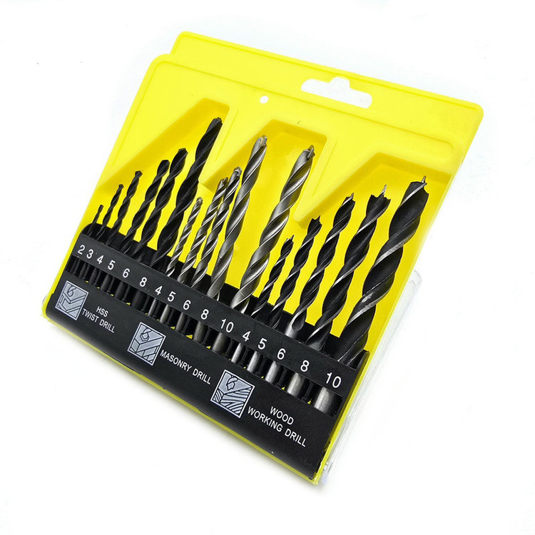 مته دریل شارژی و دریل برقی فیدار مدل HSS-16PCS مجموعه 16 عددی