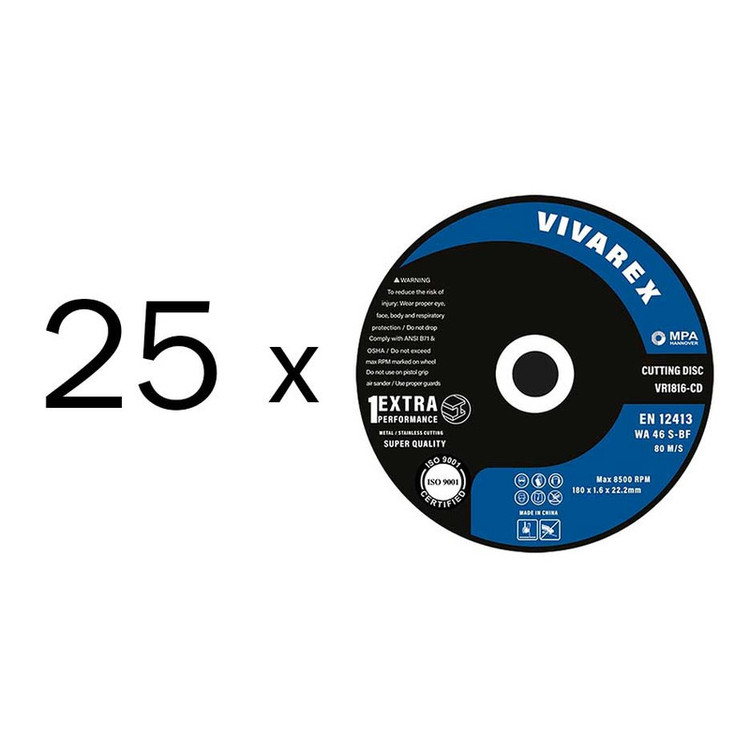 صفحه استیل بر ویوارکس مدل VR 1816 بسته 25 عددی