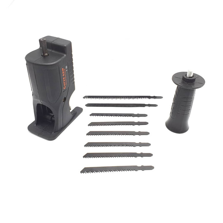 تبدیل دریل به اره عمودبر ساو کانورتر مدل SAW-10-PCS مجموعه 10عددی