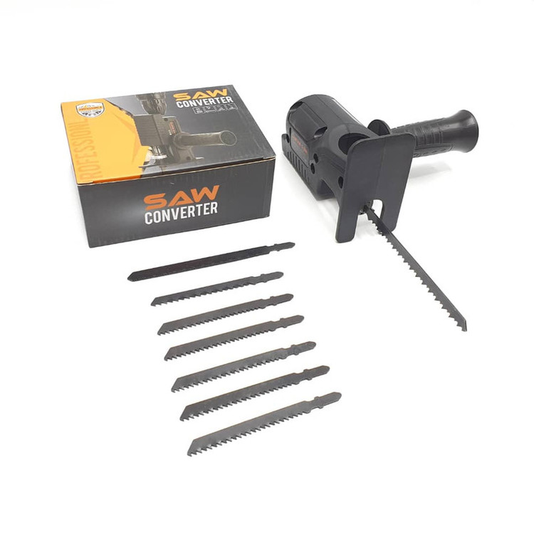 تبدیل دریل به اره عمودبر ساو کانورتر مدل SAW-10-PCS مجموعه 10عددی
