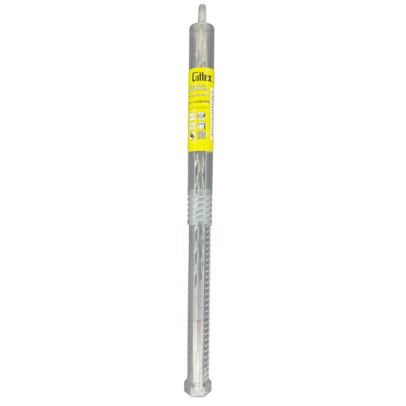 مته چهار شیار کاتکس چهار الماسه مدل 26cm سایز 10 میلی متر