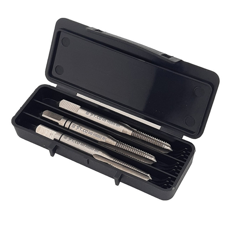 قلاویز دستی استیکو مدل M5-0.8 HSSG سایز 5 میلی متر مجموعه 3 عددی