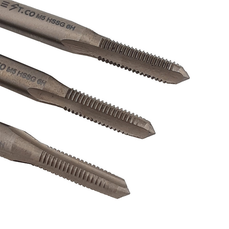 قلاویز دستی استیکو مدل M5-0.8 HSSG سایز 5 میلی متر مجموعه 3 عددی