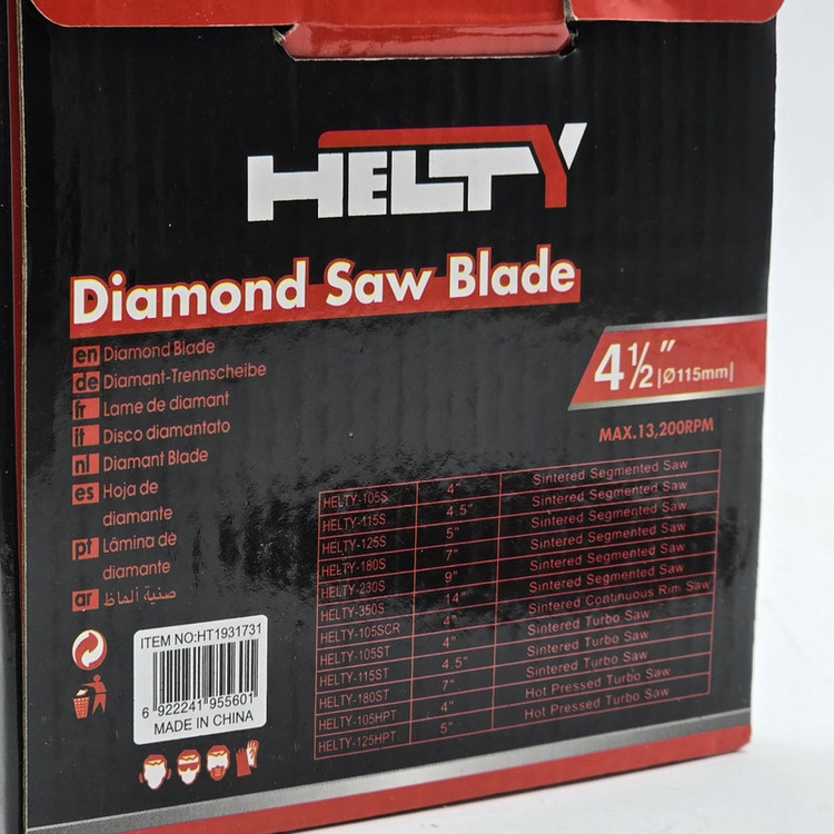 صفحه مینی فرز پرسلان بر هیلتی مدل DIAMOND-SAW-BLADE کد 115MM