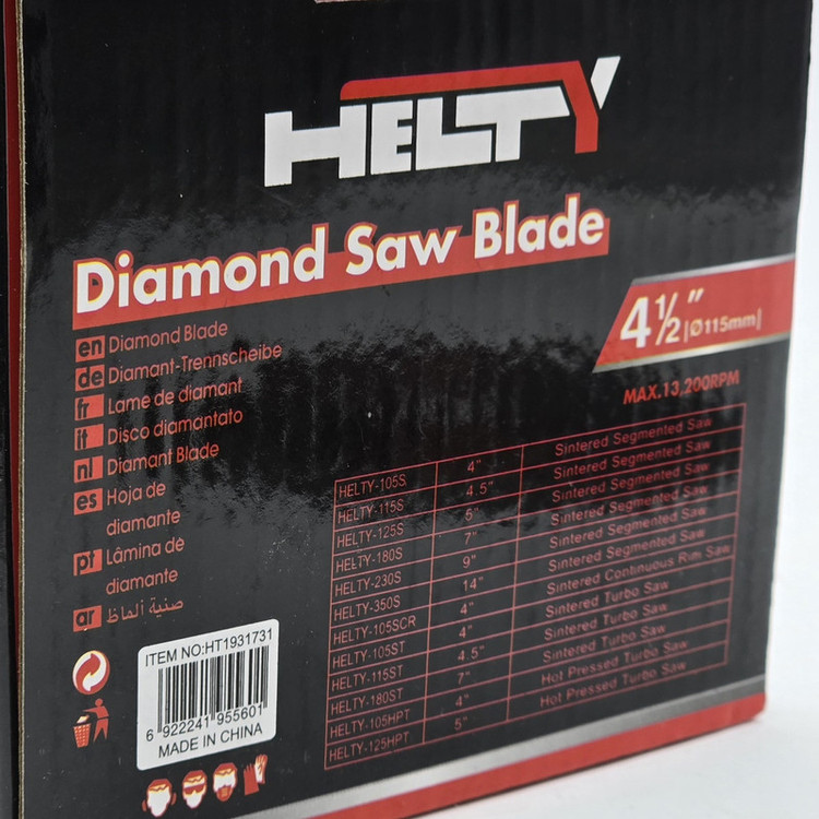 صفحه مینی فرز پرسلان بر هیلتی مدل DIAMOND-SAW-BLADE کد 115MM
