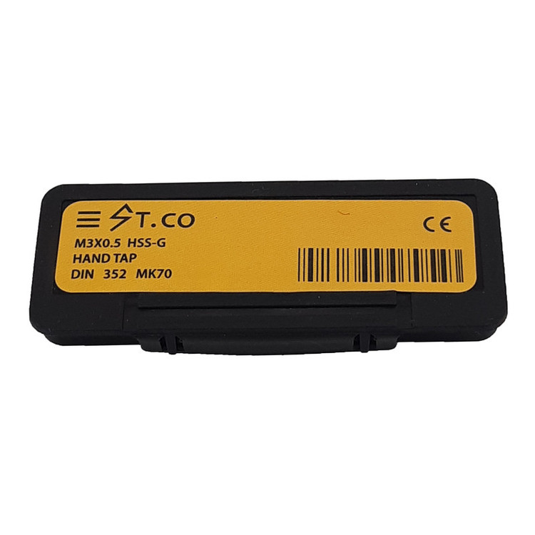 قلاویز دستی استیکو مدل M3-0.5 HSS-G سایز 3 میلی متر مجموعه 3 عددی