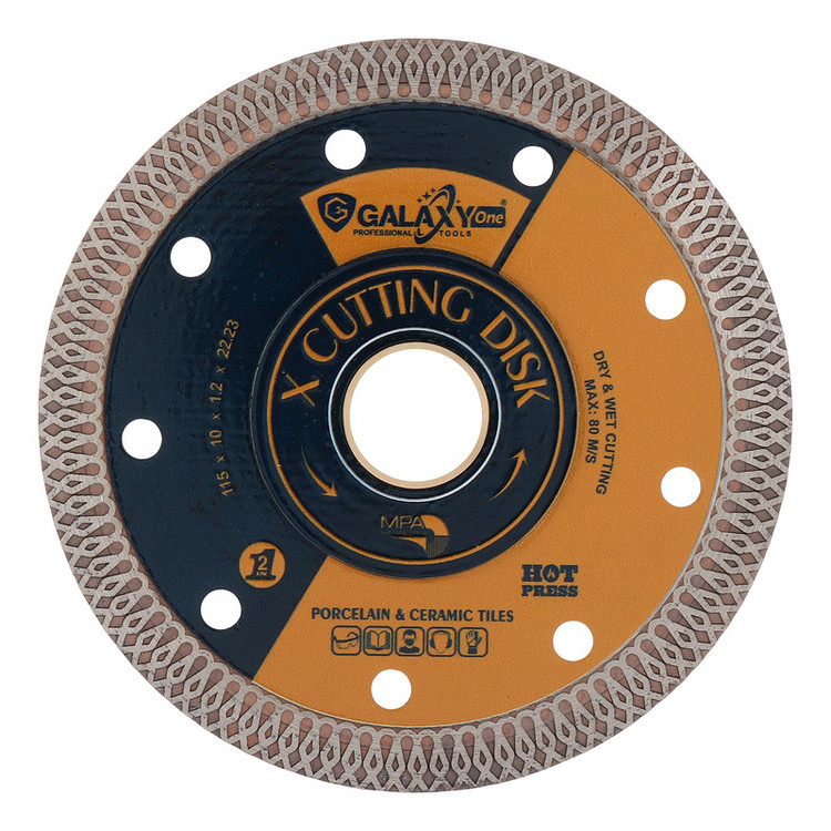 صفحه برش پرسلان گلکسی وان مدل Pr115-X سایز 115 میلیمتر